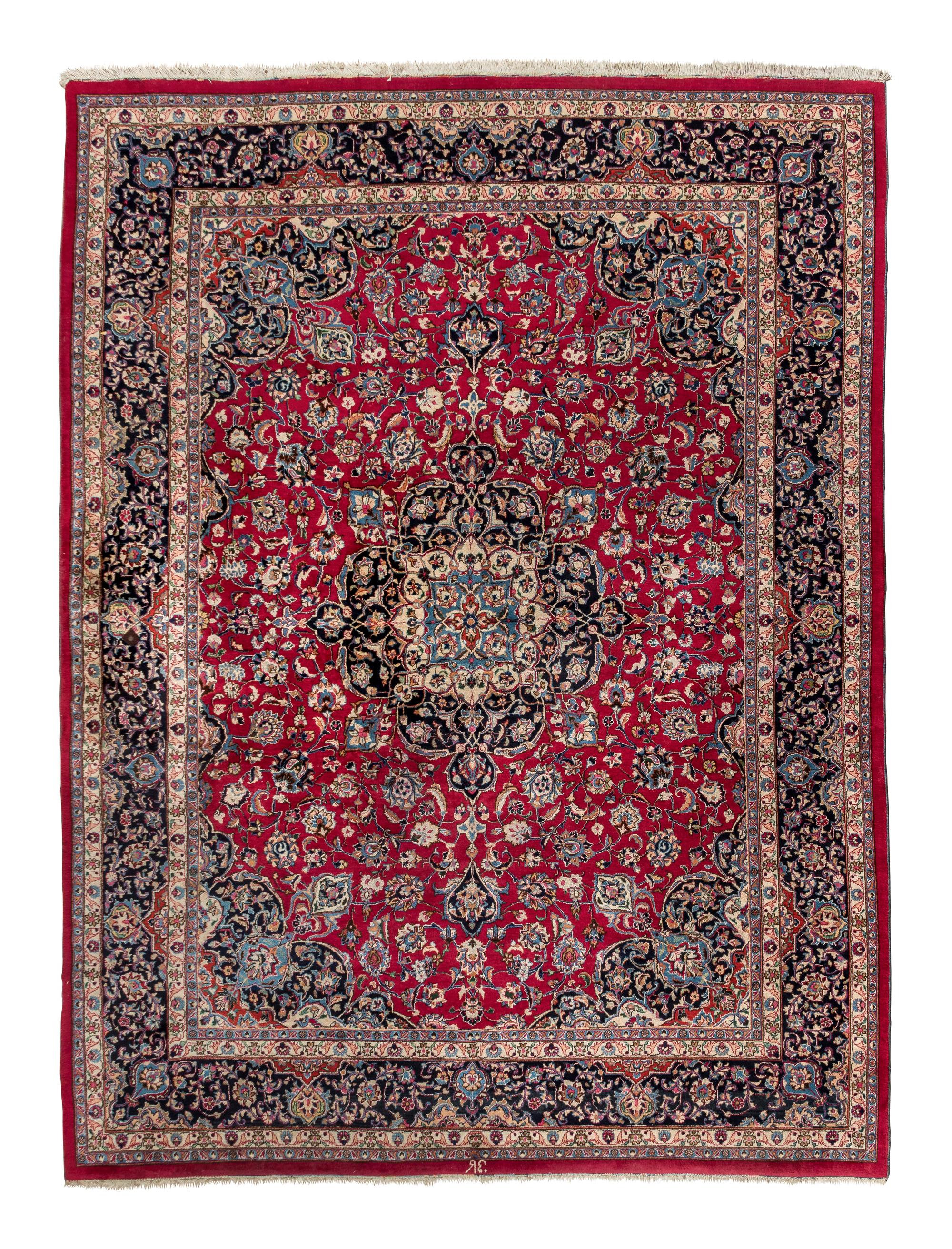 A Kashan Wool Rug