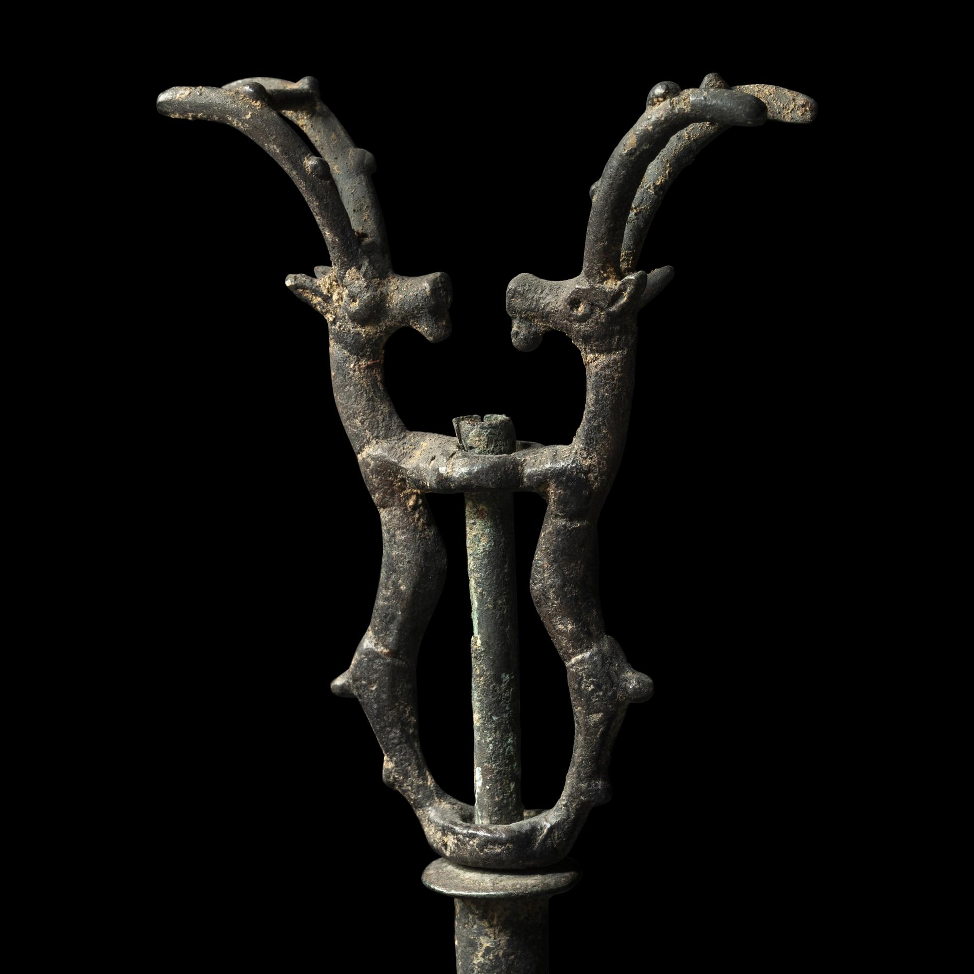 A Luristan Bronze Finial