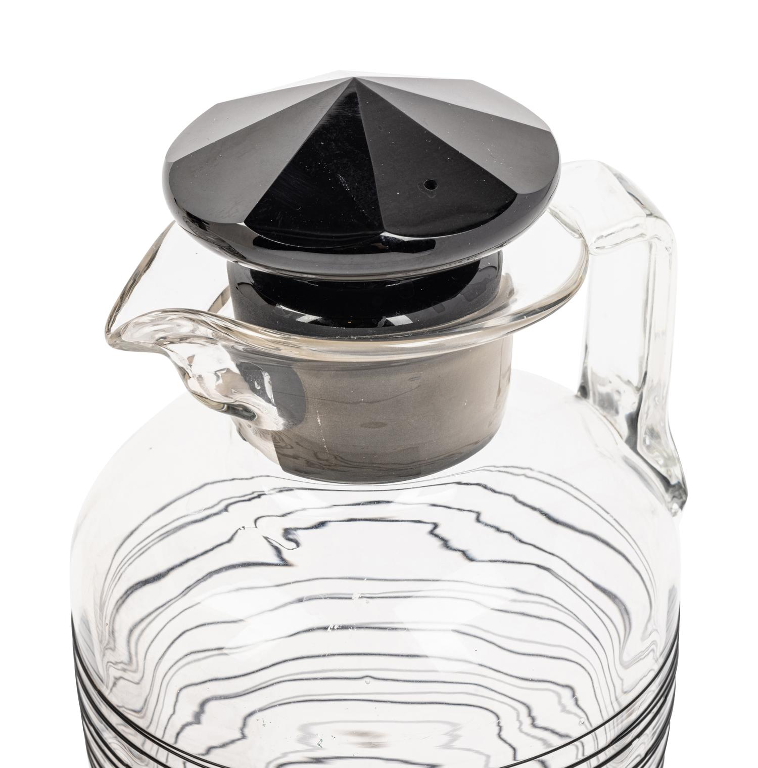 A Pair of Steuben Glass Decanters