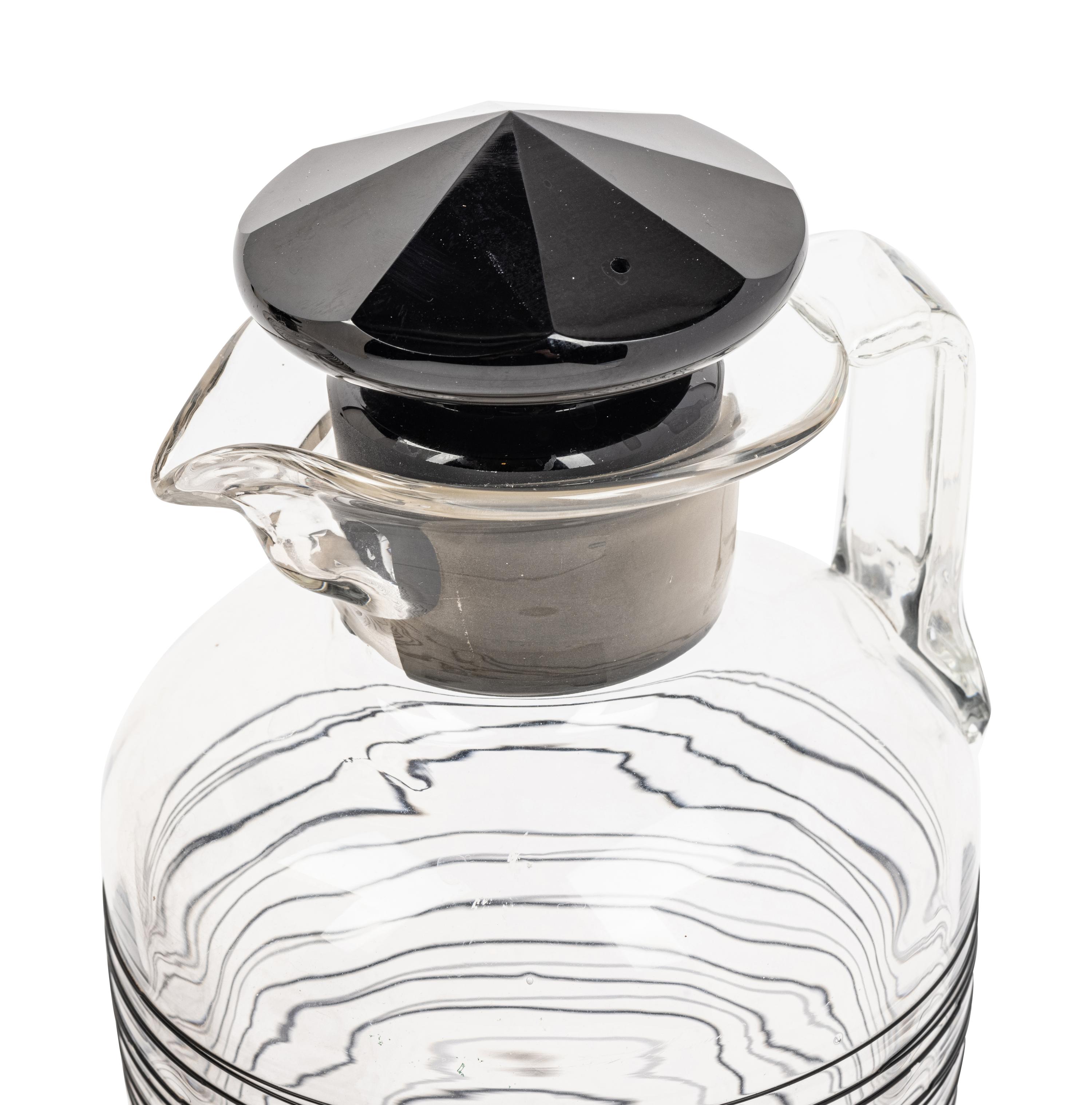 A Pair of Steuben Glass Decanters