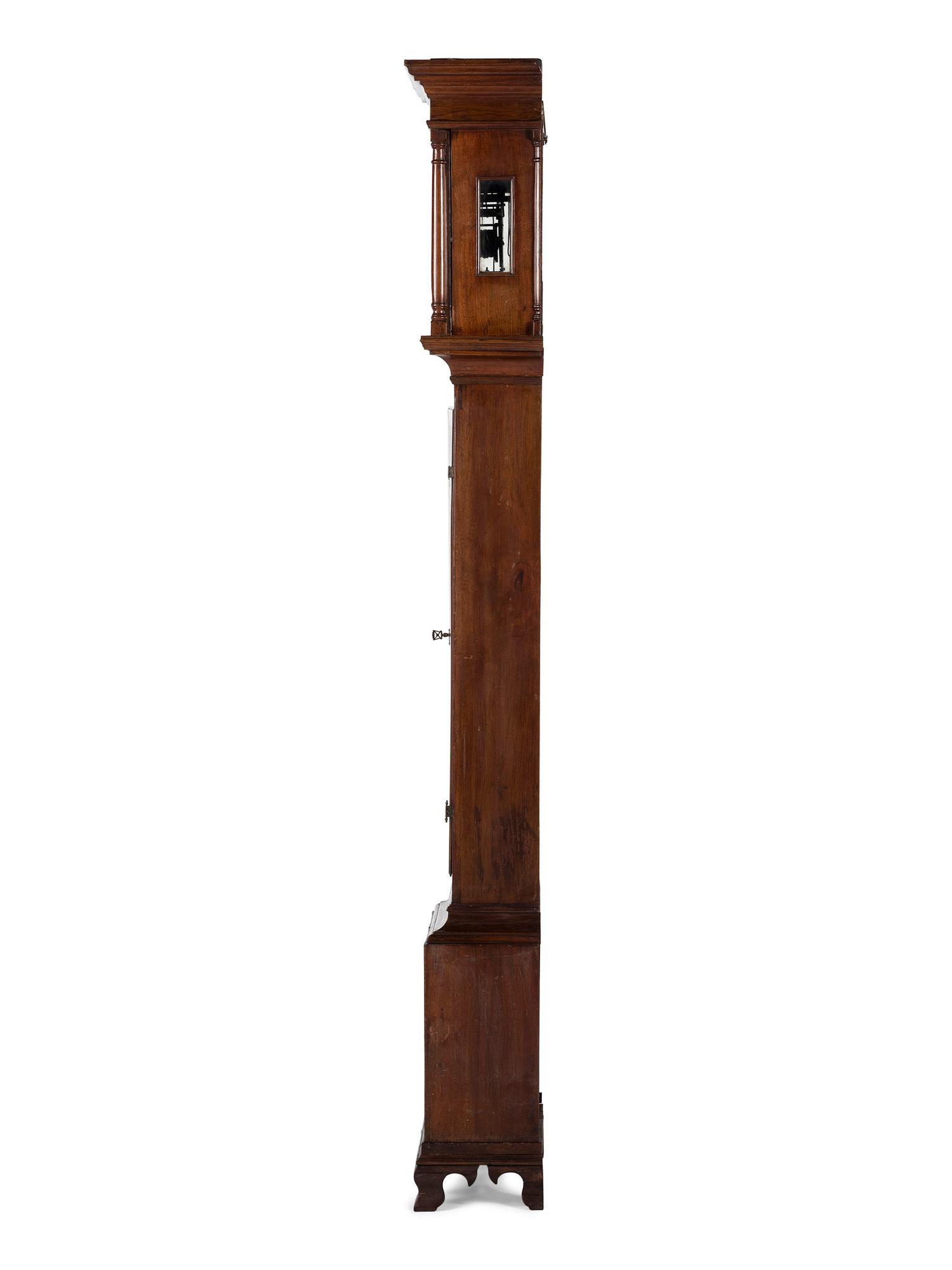A William and Mary Walnut Tall Case Clock