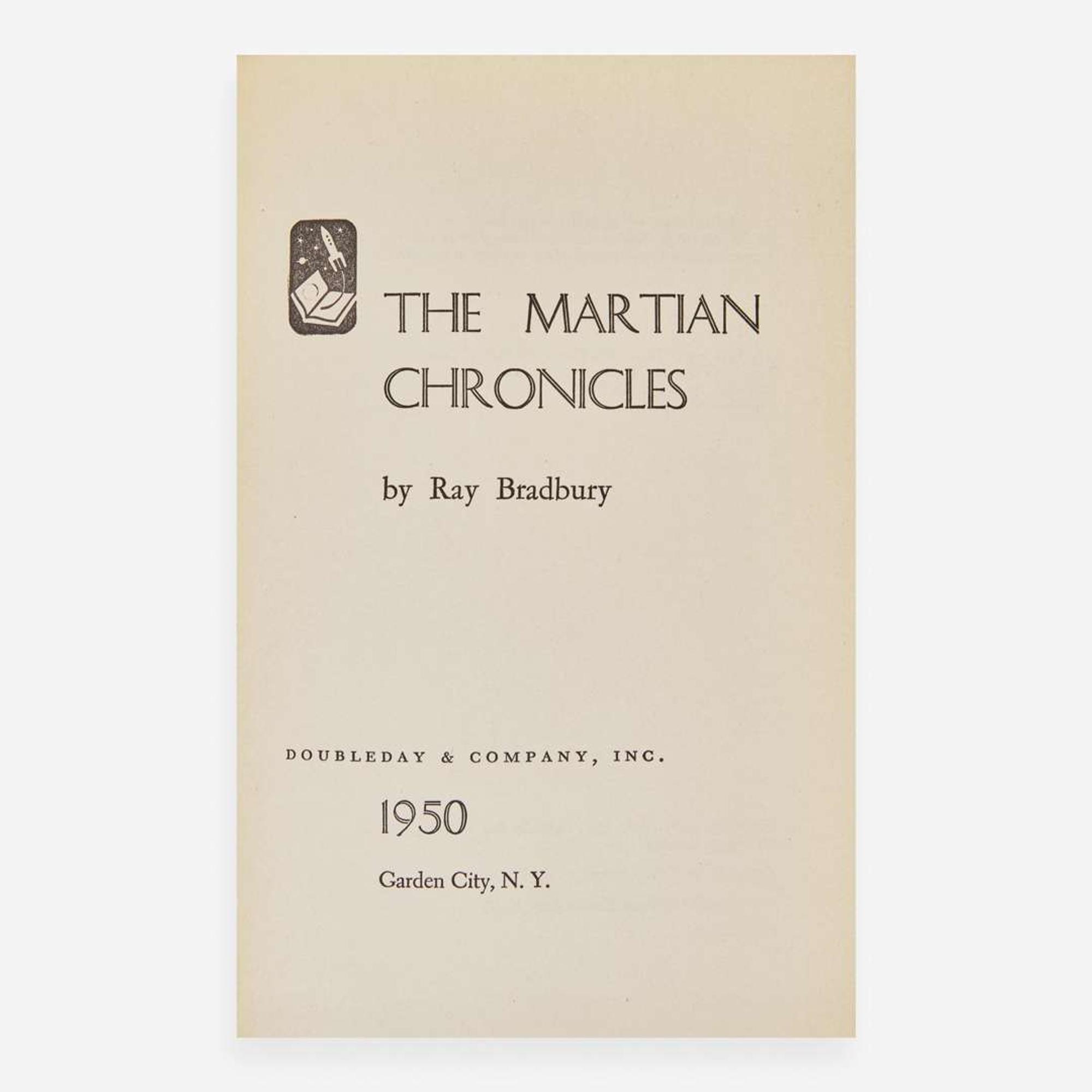 [Literature] Bradbury, Ray The Martian Chronicles