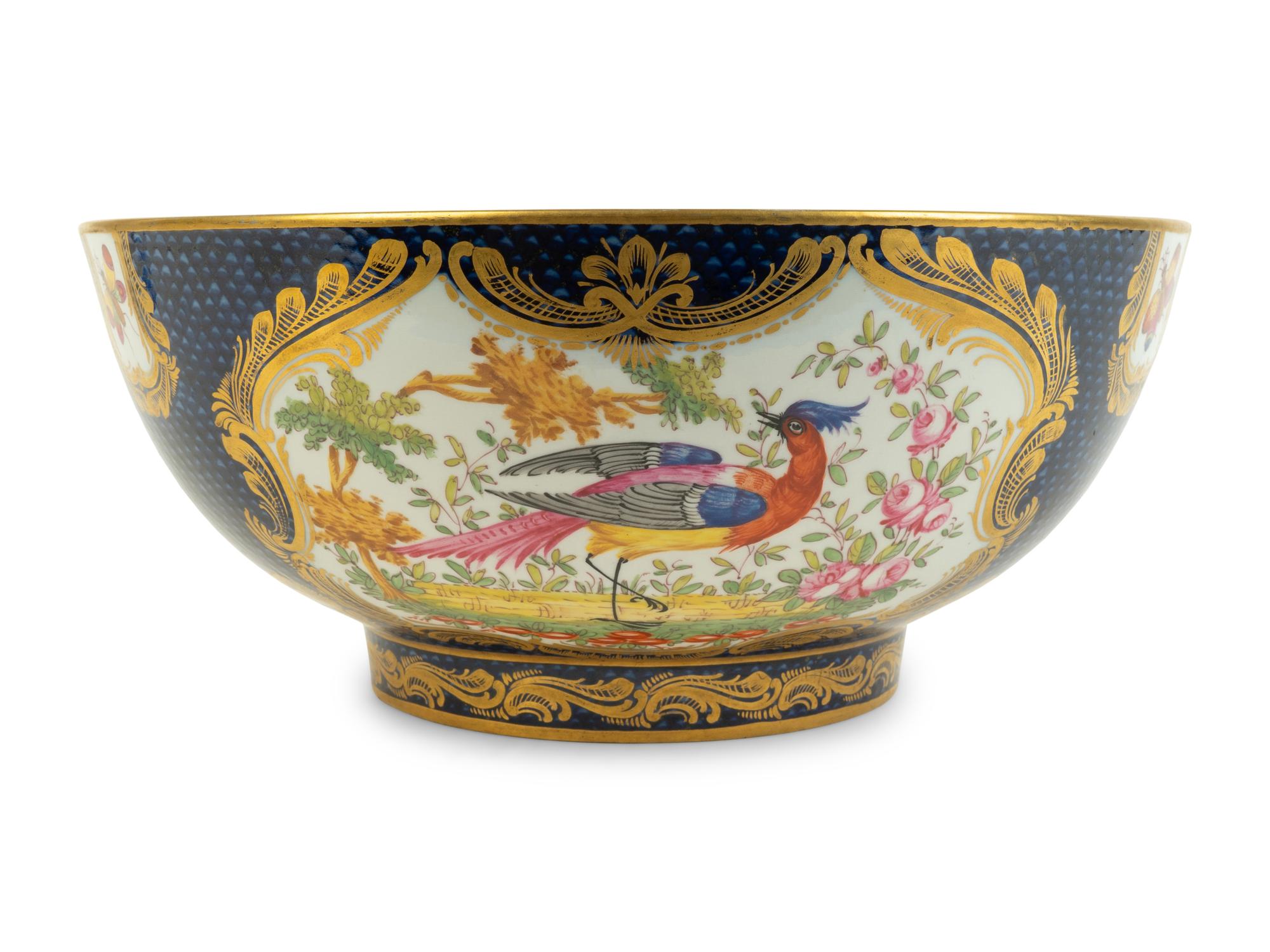 A Chelsea Porcelain Gold Anchor Period Bowl — 18TH CENTURY