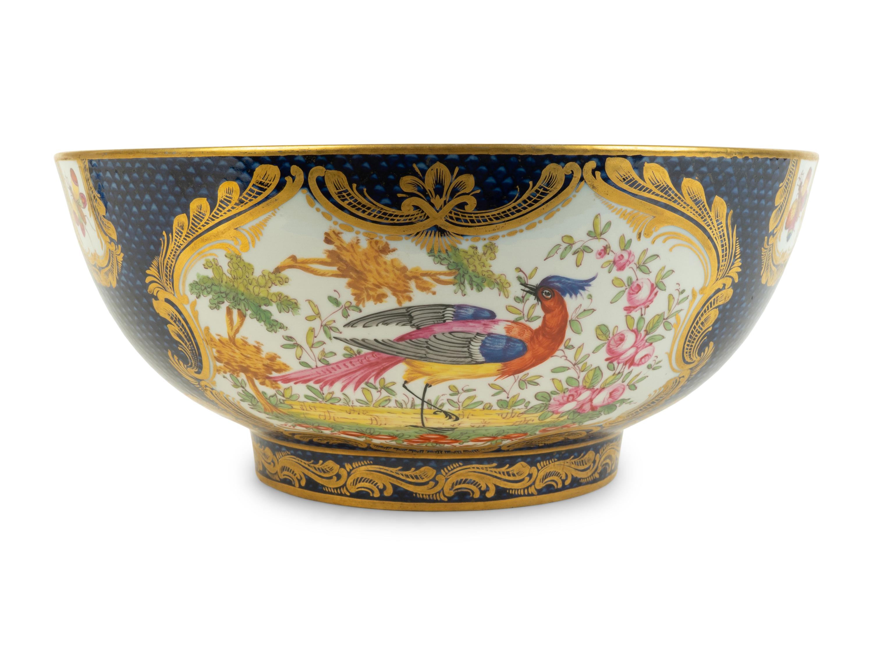 A Chelsea Porcelain Gold Anchor Period Bowl — 18TH CENTURY