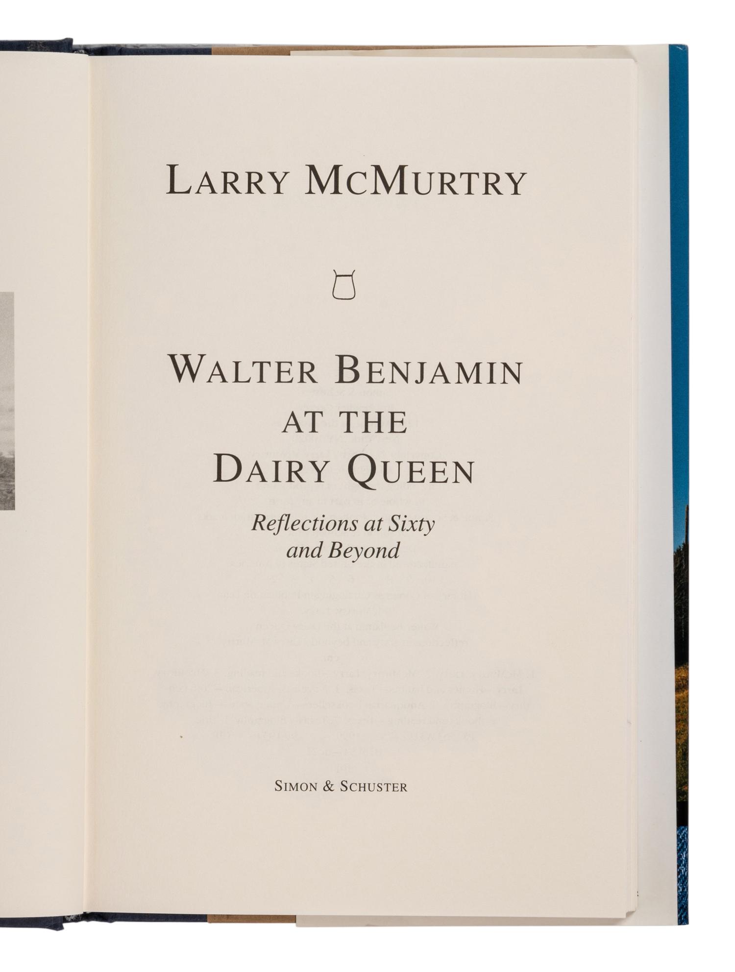 McMURTRY, Larry (1936-2021). A group of 16 works by McMurtry, ALL FIRST EDITIONS, comprising: