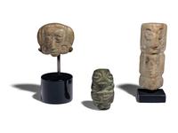 Five Maya and Mixtec Jade Articles