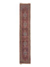 A Malayer Wool Runner and a Similar Mat