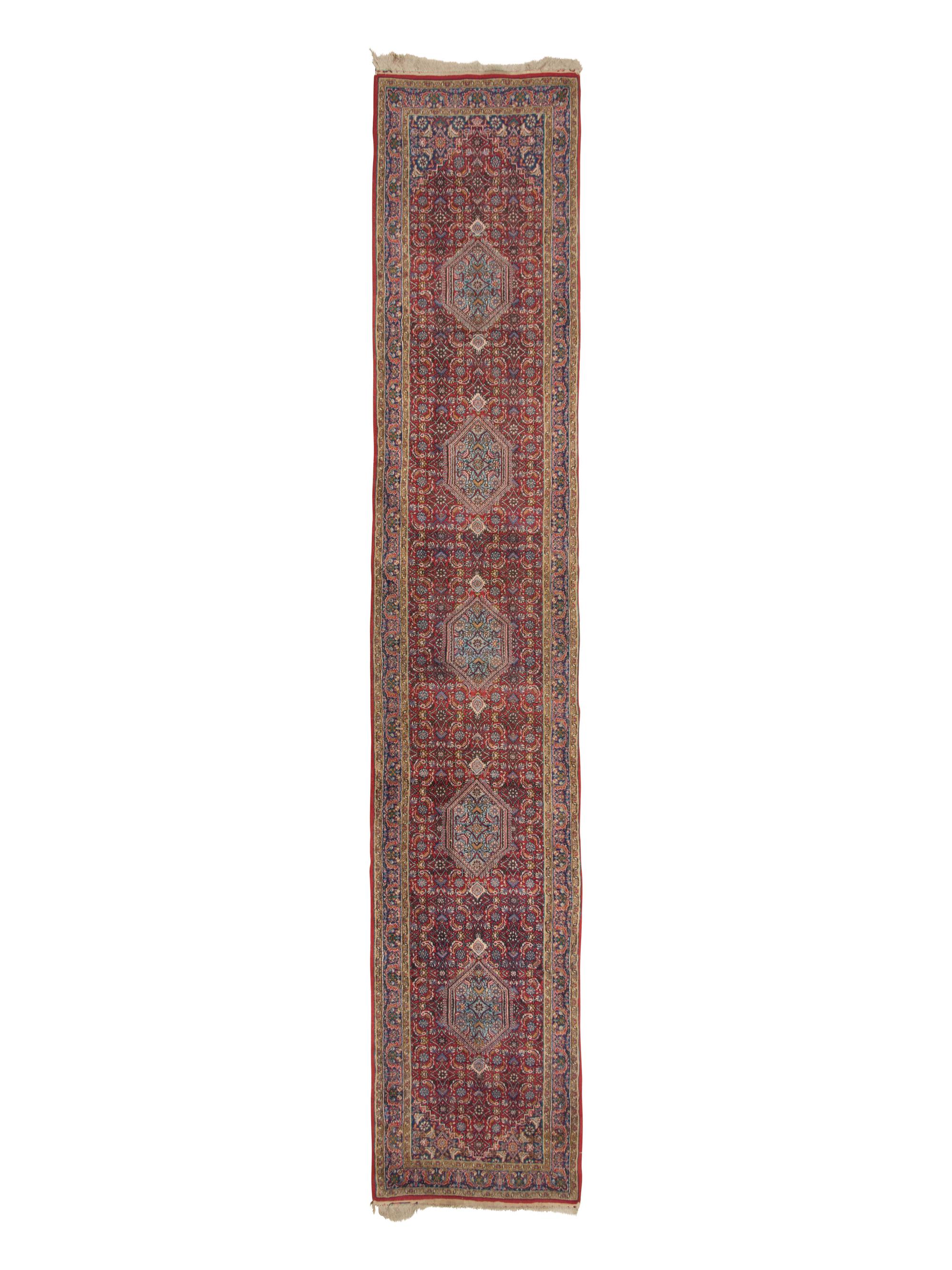A Malayer Wool Runner and a Similar Mat