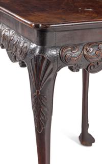 An Irish George II Mahogany Tea Table