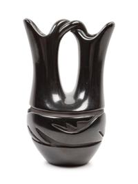 Blackware Wedding Vase