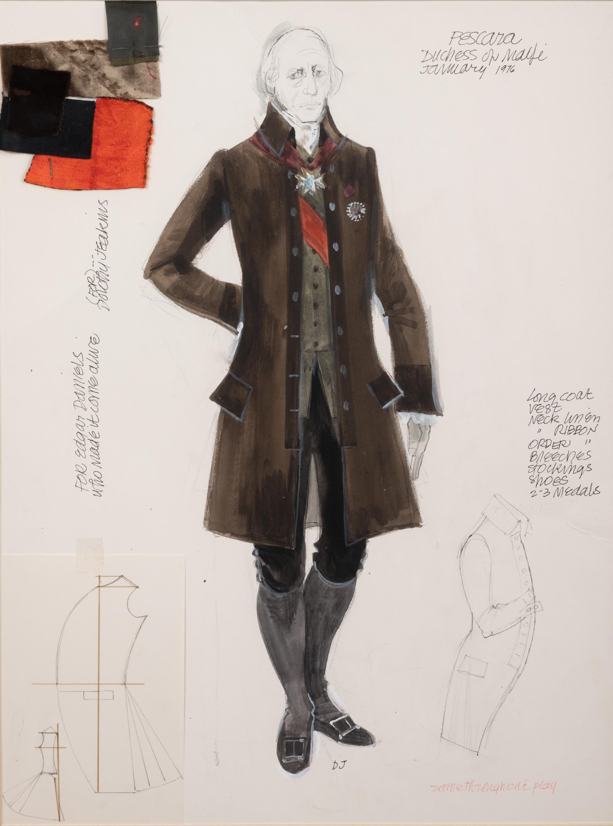 Seven Conceptual Opera Costume Illustrations, Late 1960s-2012