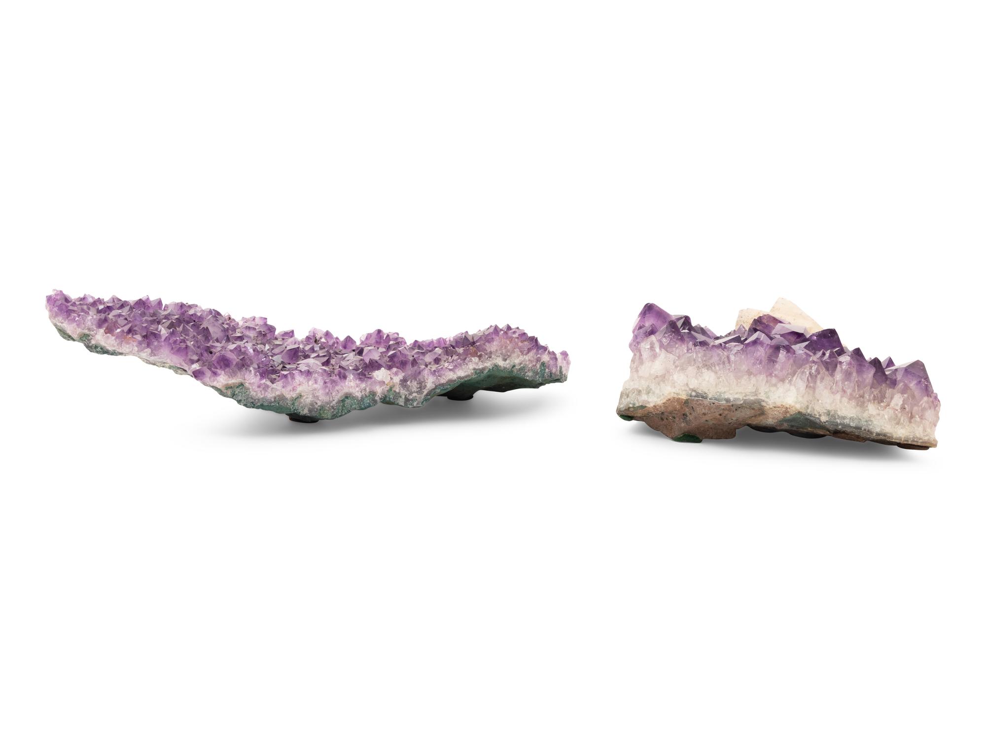 Two Amethyst Geodes
