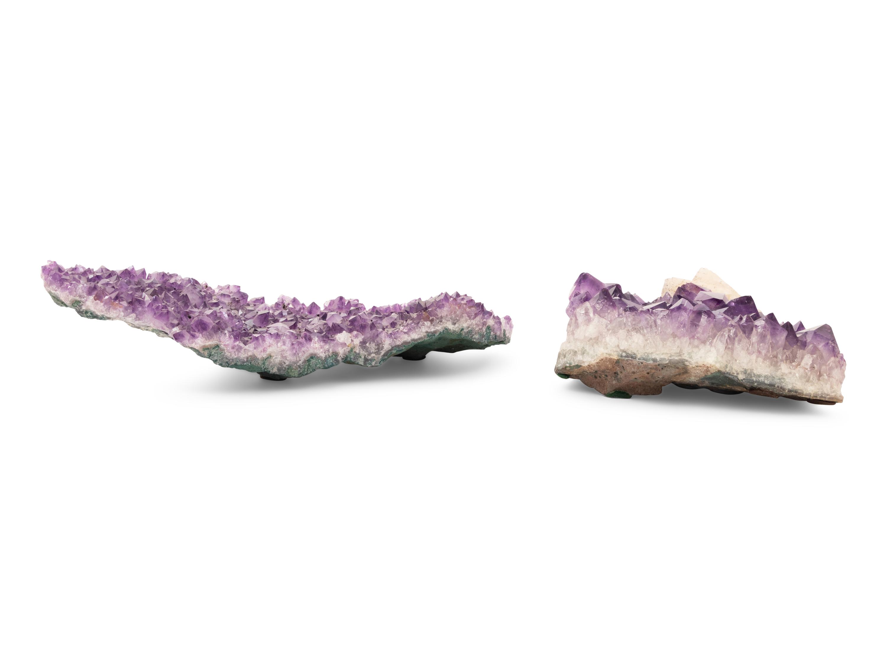 Two Amethyst Geodes