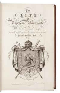 [NAPOLEON]. IRELAND, William H. Life of Napoleon Bonaparte . London: John Cumberland, 1828.