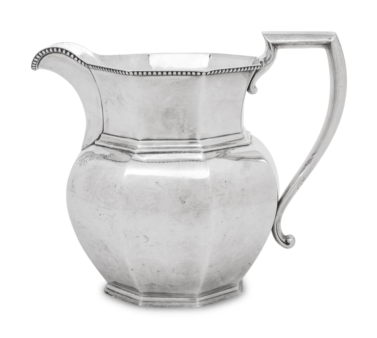 An American Silver Water Pitcher