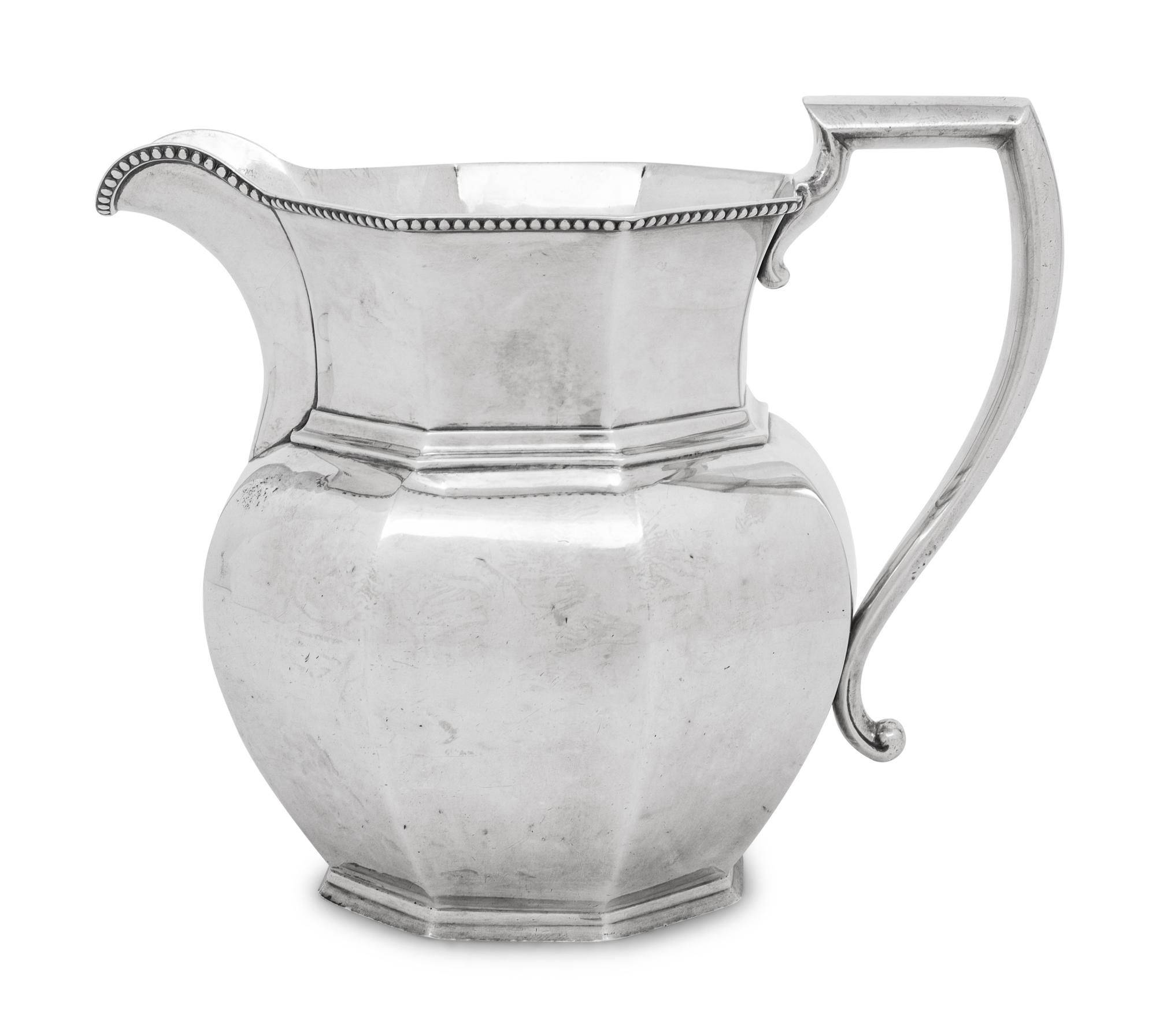 An American Silver Water Pitcher