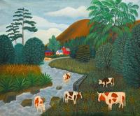 Cows Grazing