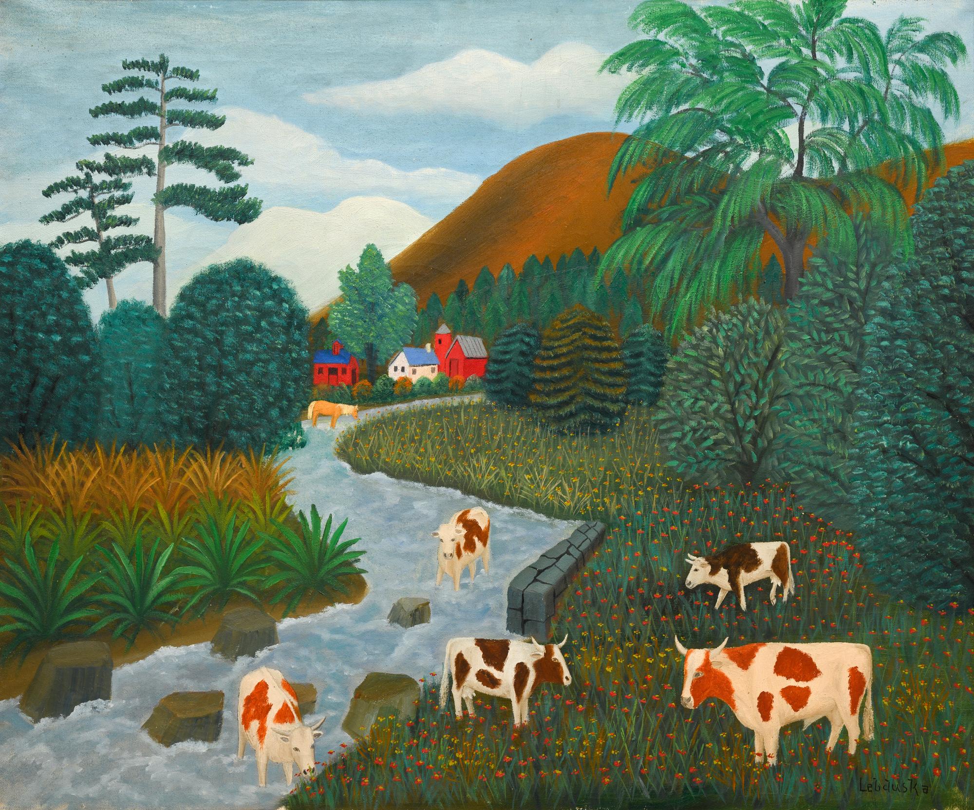 Cows Grazing