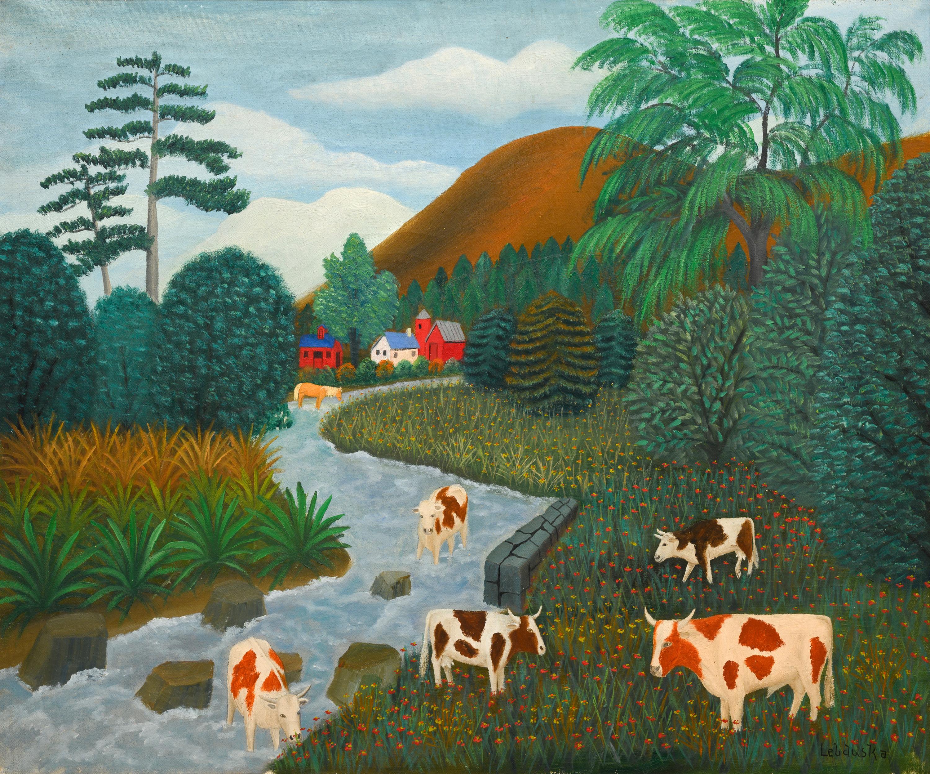 Cows Grazing