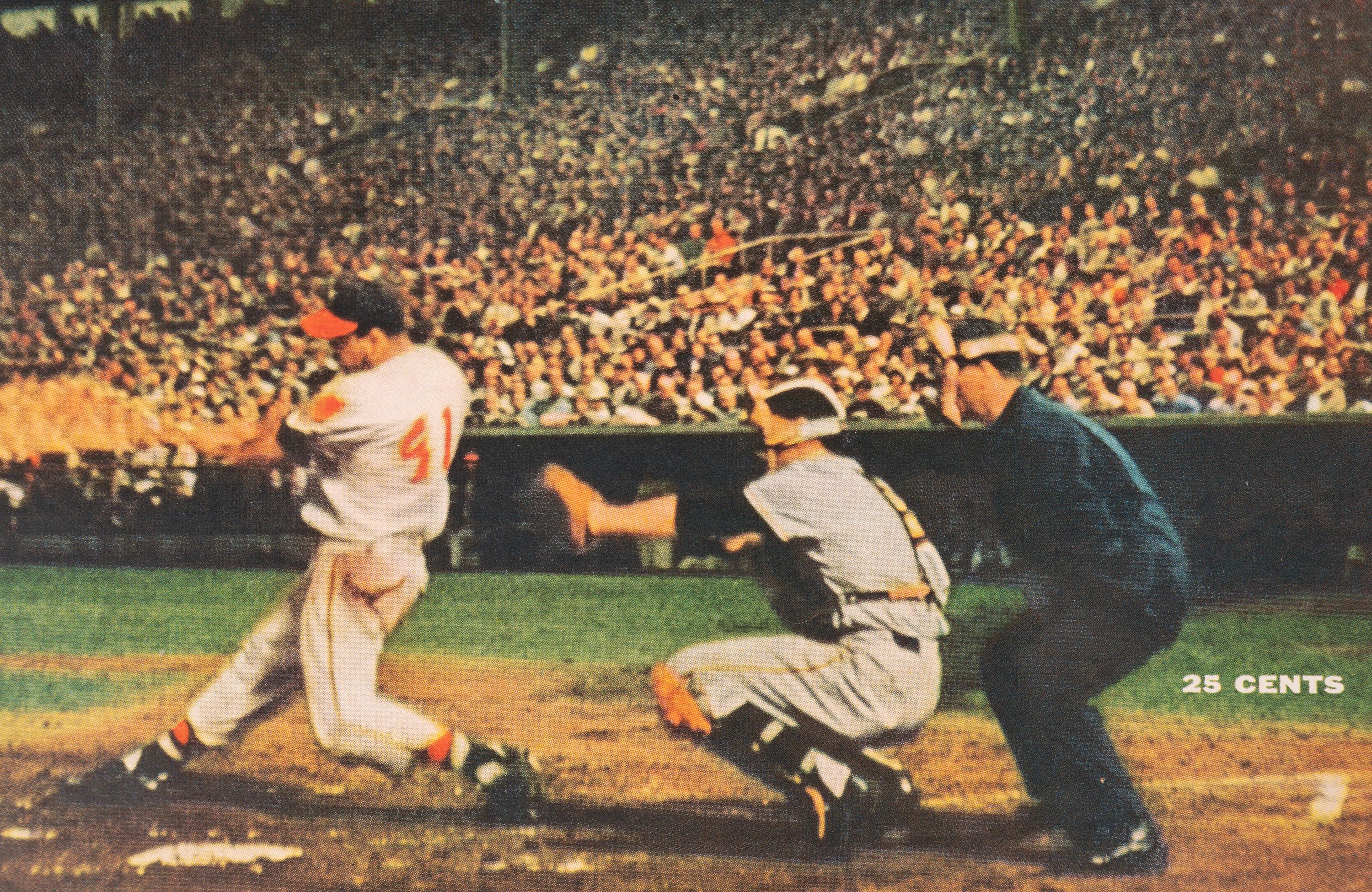 An Original 1954 Sports Illustrated First Issue Complete With Topps Baseball Cards Insert,