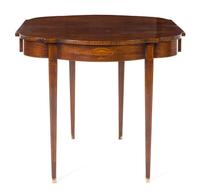 A Federal Style Mahogany Flip Top Games Table Height 30 3/4 x width 36 x depth 18 inches (closed). — 19TH CENTURY