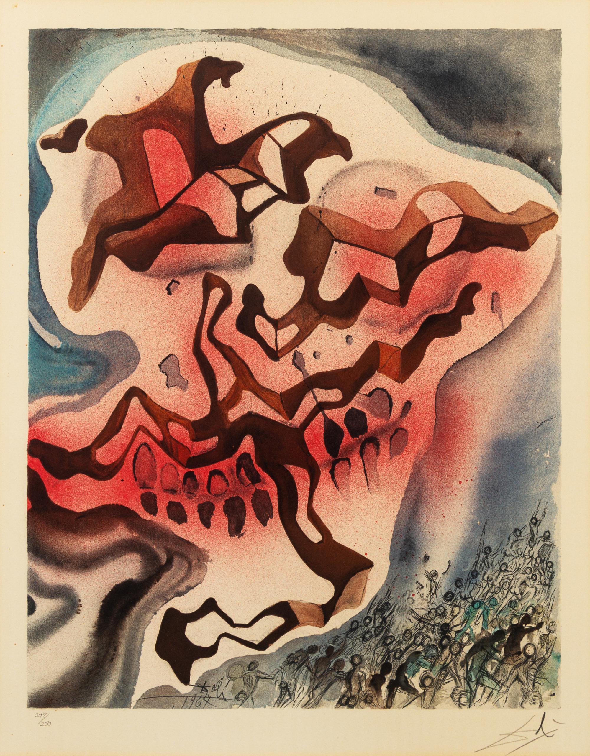 Salvador Dalí, (Spanish, 1904–1989), Though I walk through the valley, from The Aliyah Suite, 1968