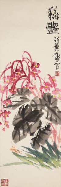 Three Chinese Ink and Color on Paper Paintings — 中國書畫一組三件
