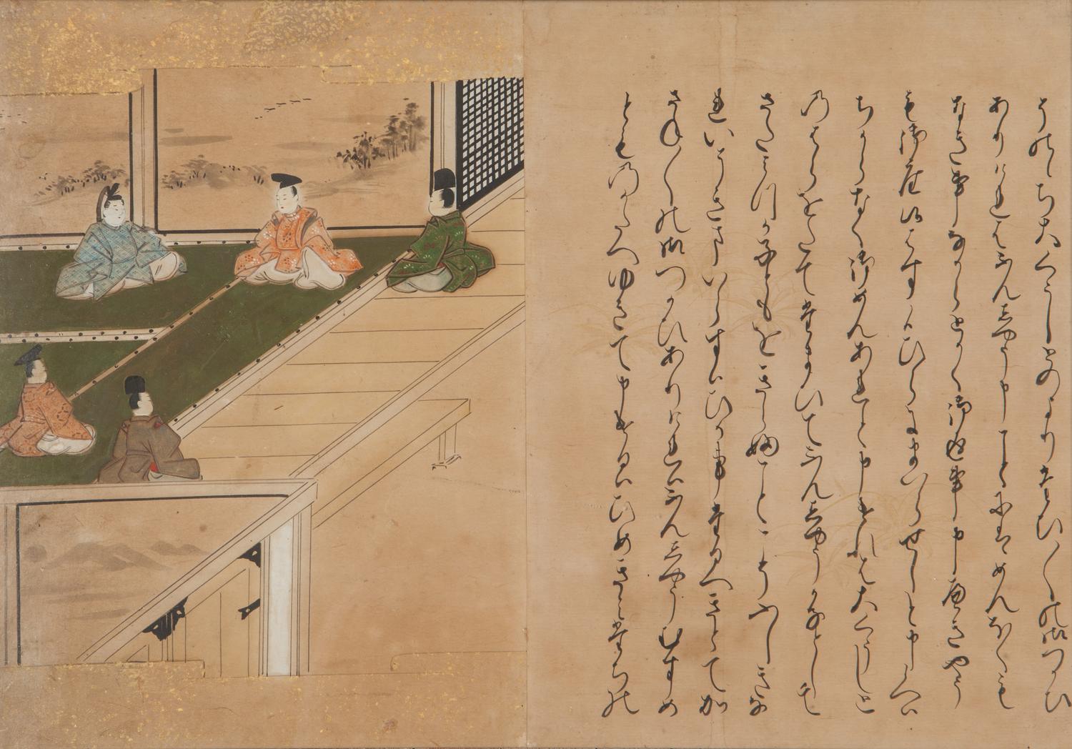 Two Japanese Nara-e-hon Prints