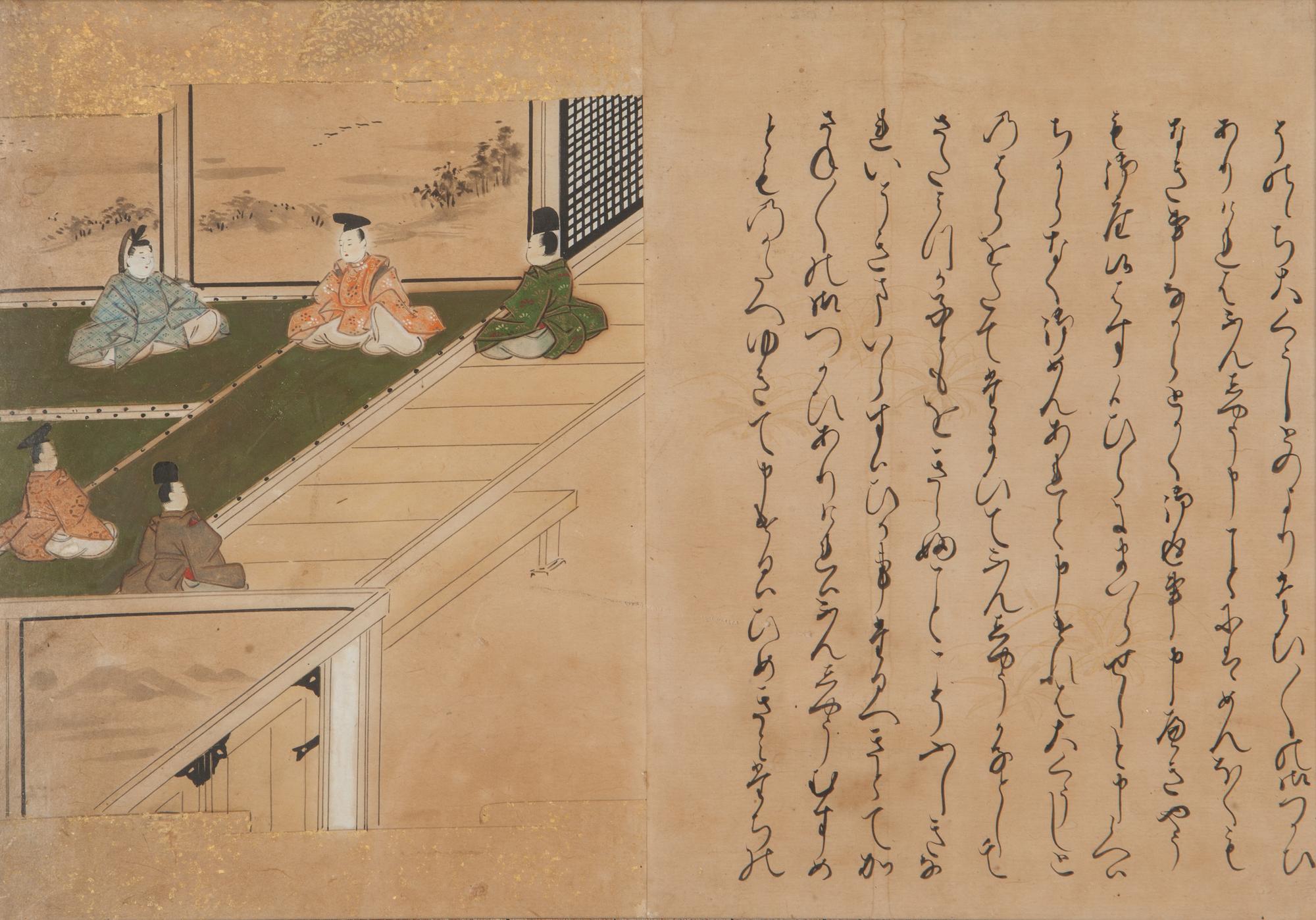 Two Japanese Nara-e-hon Prints