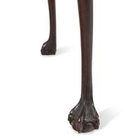 A George II Walnut and Mahogany Tea Table