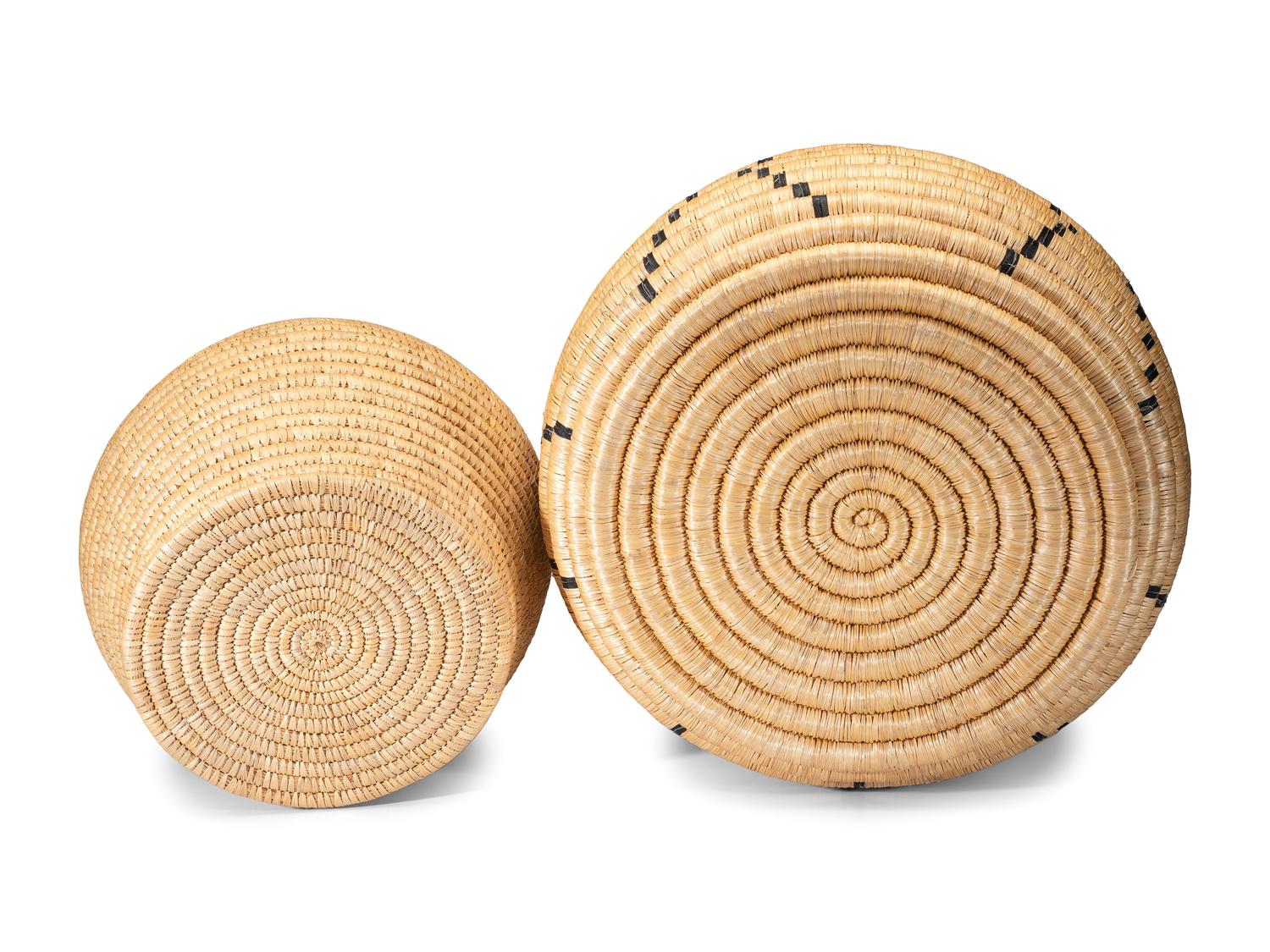 Inuit Lidded Storage Baskets
