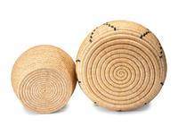 Inuit Lidded Storage Baskets
