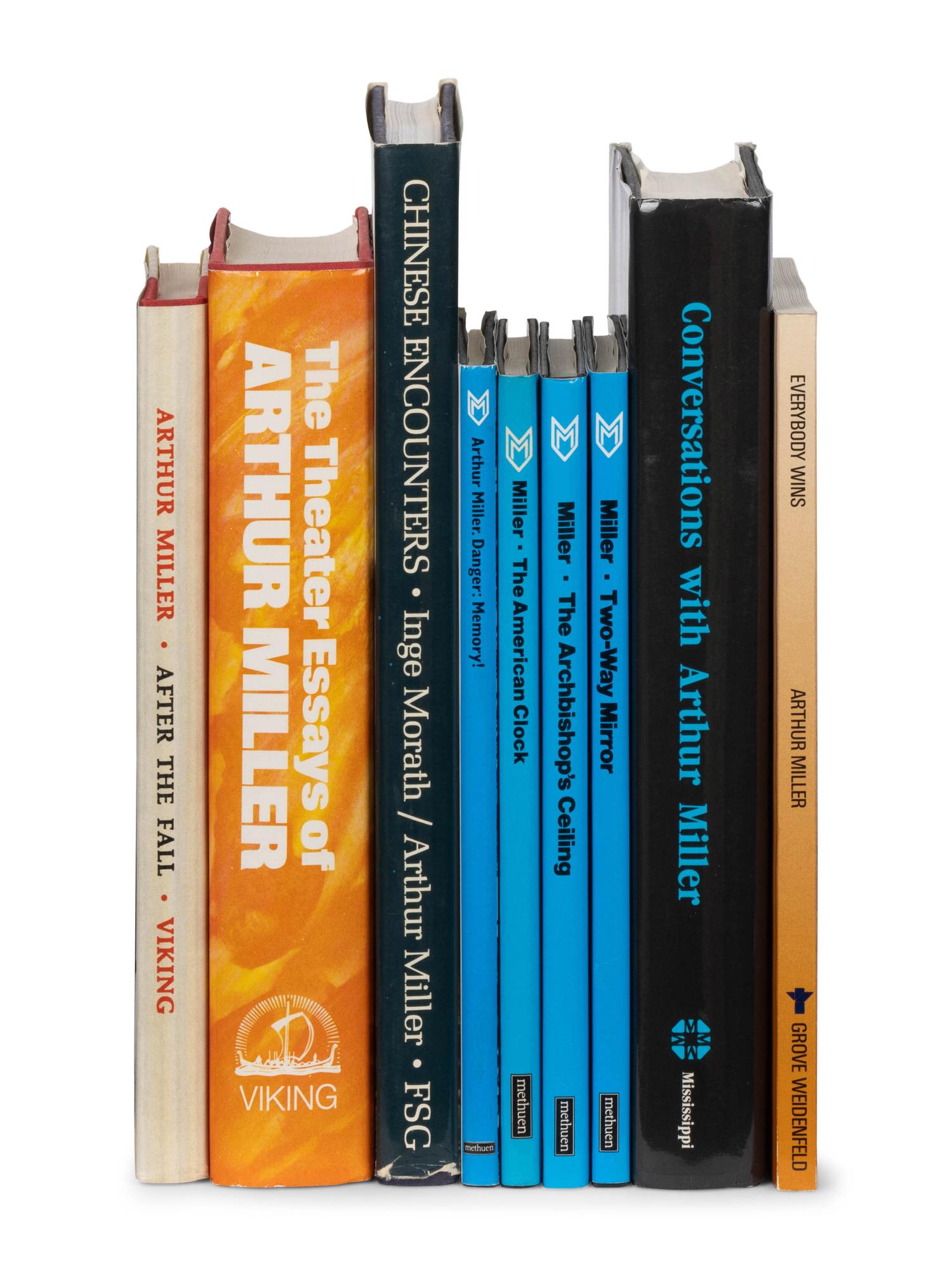 MILLER, Arthur (1915-2005). A group of 15 works, ALL FIRST EDITIONS comprising: