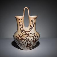 Joy Navasie (Hopi-Tewa, 1919-2012 — Pottery Wedding Vase