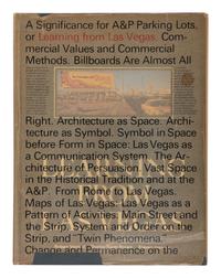 [ARCHITECTURE]. VENTURI, Robert, Denise Scott BROWN, and Steven IZENOUR. Learning from Las Vegas . Cambridge: The MIT Press, 1972.
