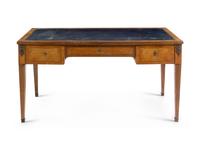 A Continental Birdseye Maple Writing Desk