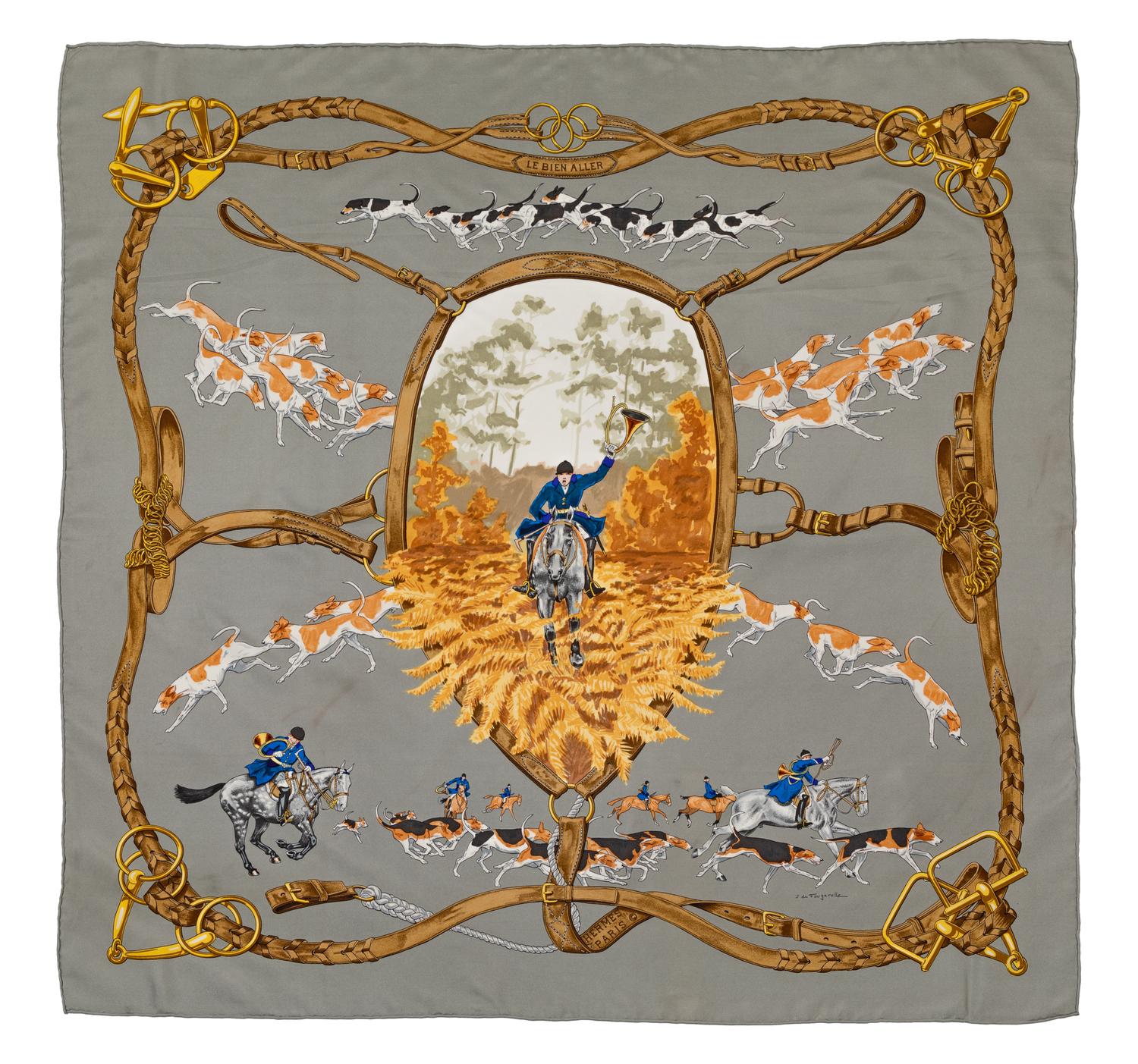Hermès 90cm Silk Scarf