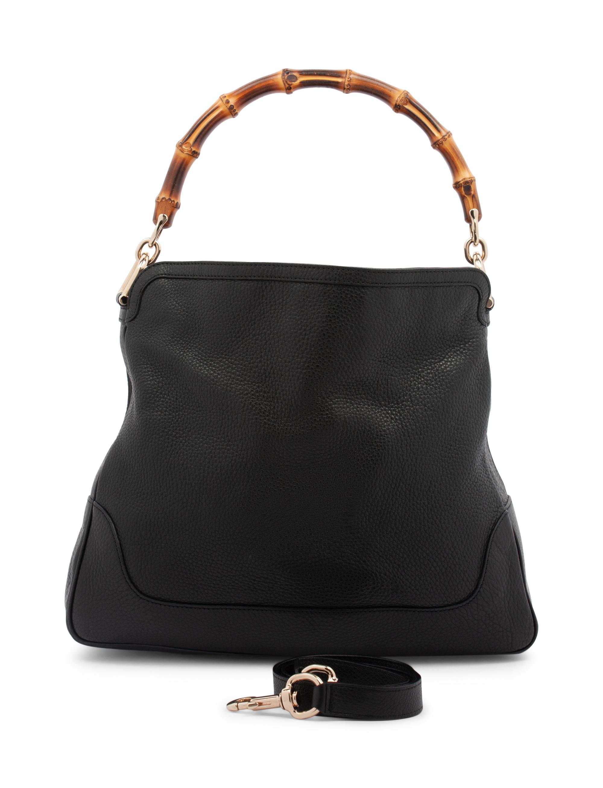 Gucci Black Leather Tote, 2000s