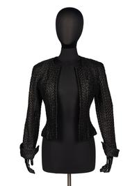Chanel Embossed Leather Jacket