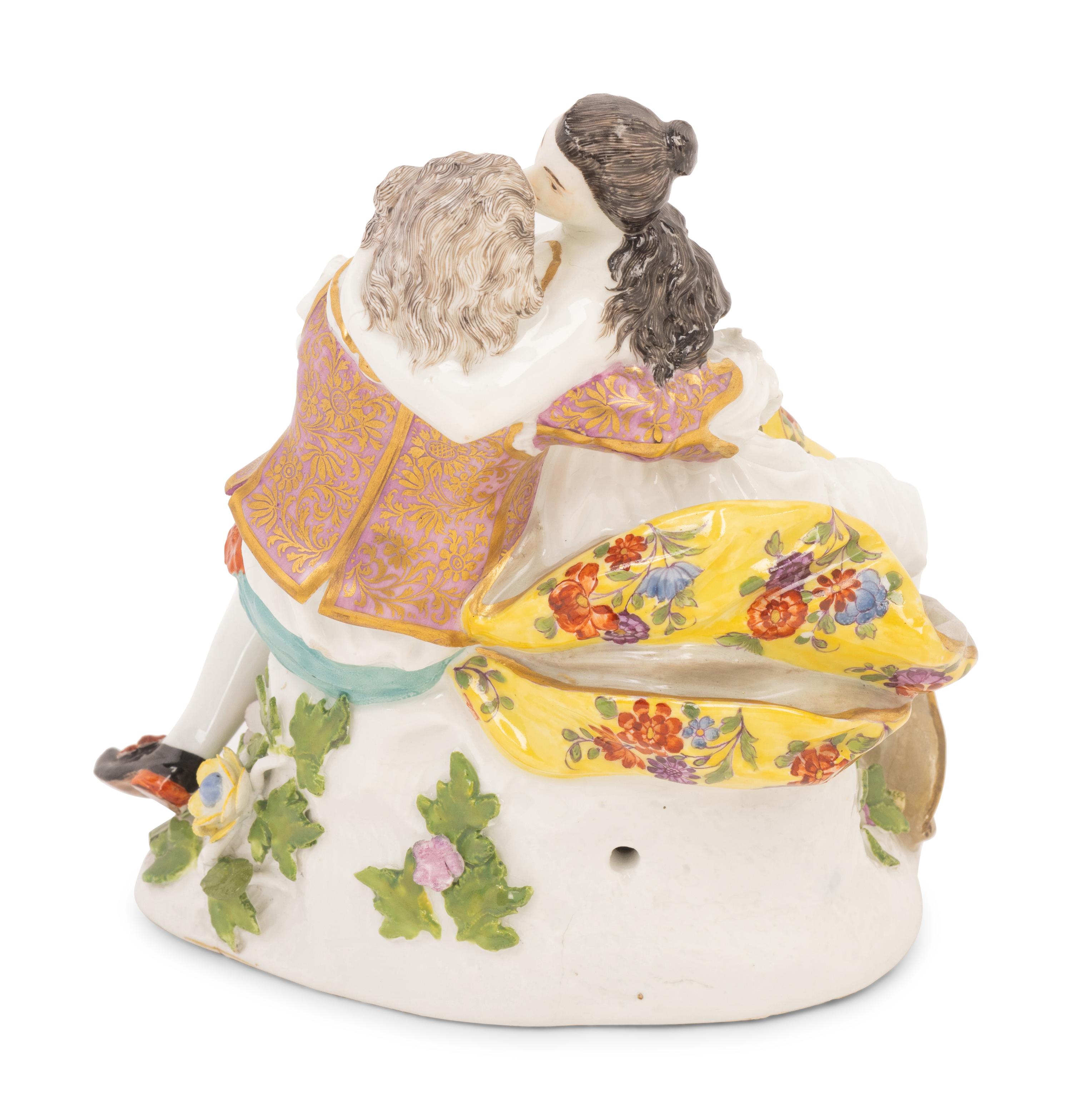 A Meissen Porcelain Figural Group