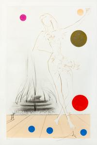 Salvador Dali, (Spanish, 1904-1989), Visions of Chicago, 1975 (suite of 4)