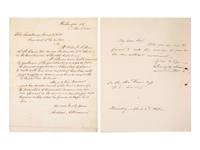 POLK, James K. (1795-1849. Autograph letter signed ("James K. Polk"), as President, to Senator Lewis Cass. 6 April 1848.