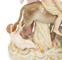 A Group of Six Meissen Porcelain Figures, including Woman with Golden Ball by Walter Schott