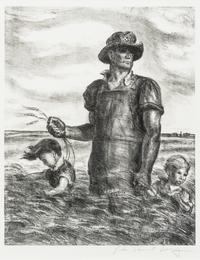 John Steuart Curry, (American, 1897-1946), Our Good Earth, 1942