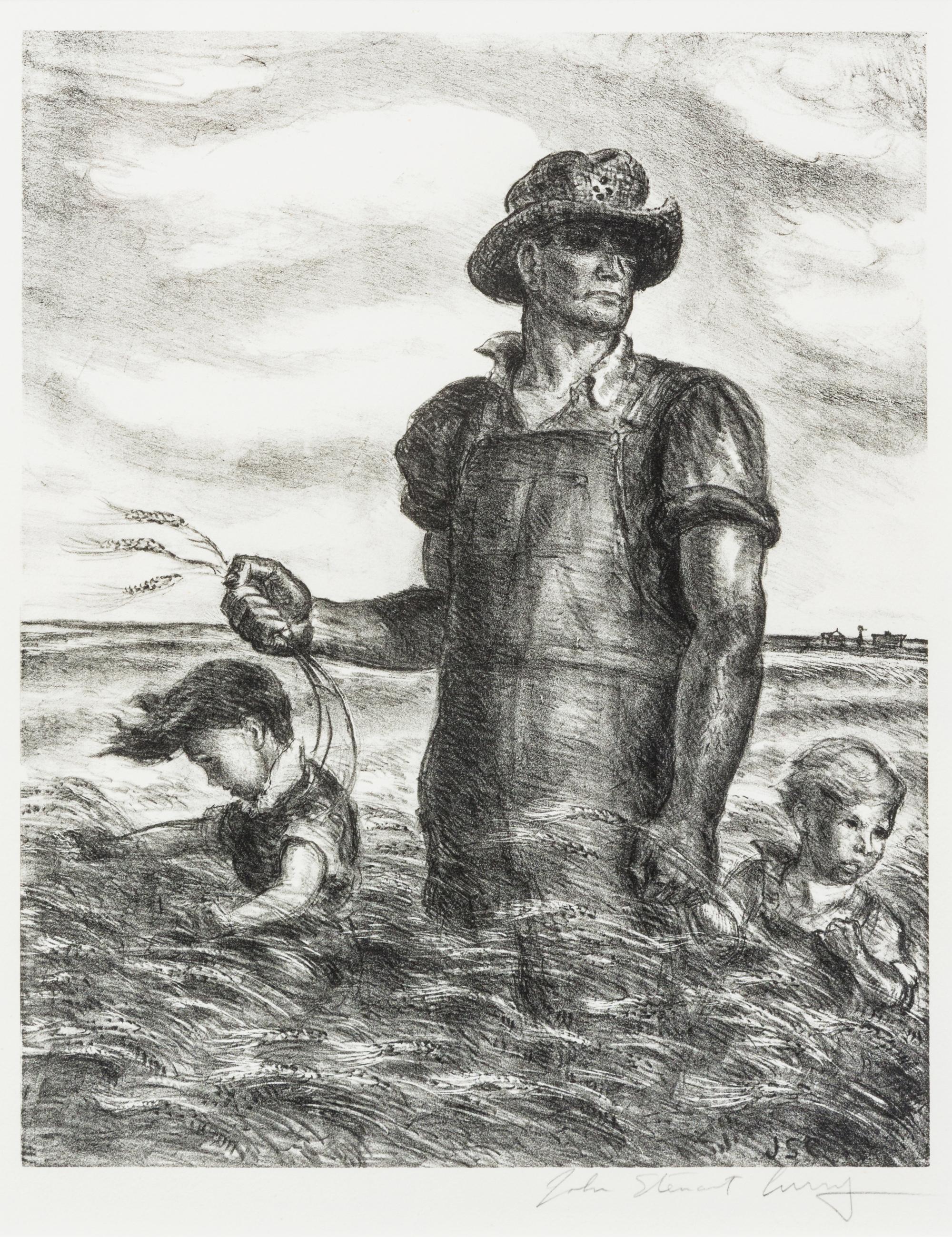 John Steuart Curry, (American, 1897-1946), Our Good Earth, 1942