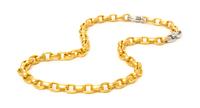 A 22 Karat Yellow Gold, Platinum and Diamond Classique Necklace, Isabella Fa, 37.30 dwts.