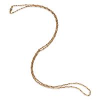 VICTORIAN, YELLOW GOLD FANCY LINK NECKLACE