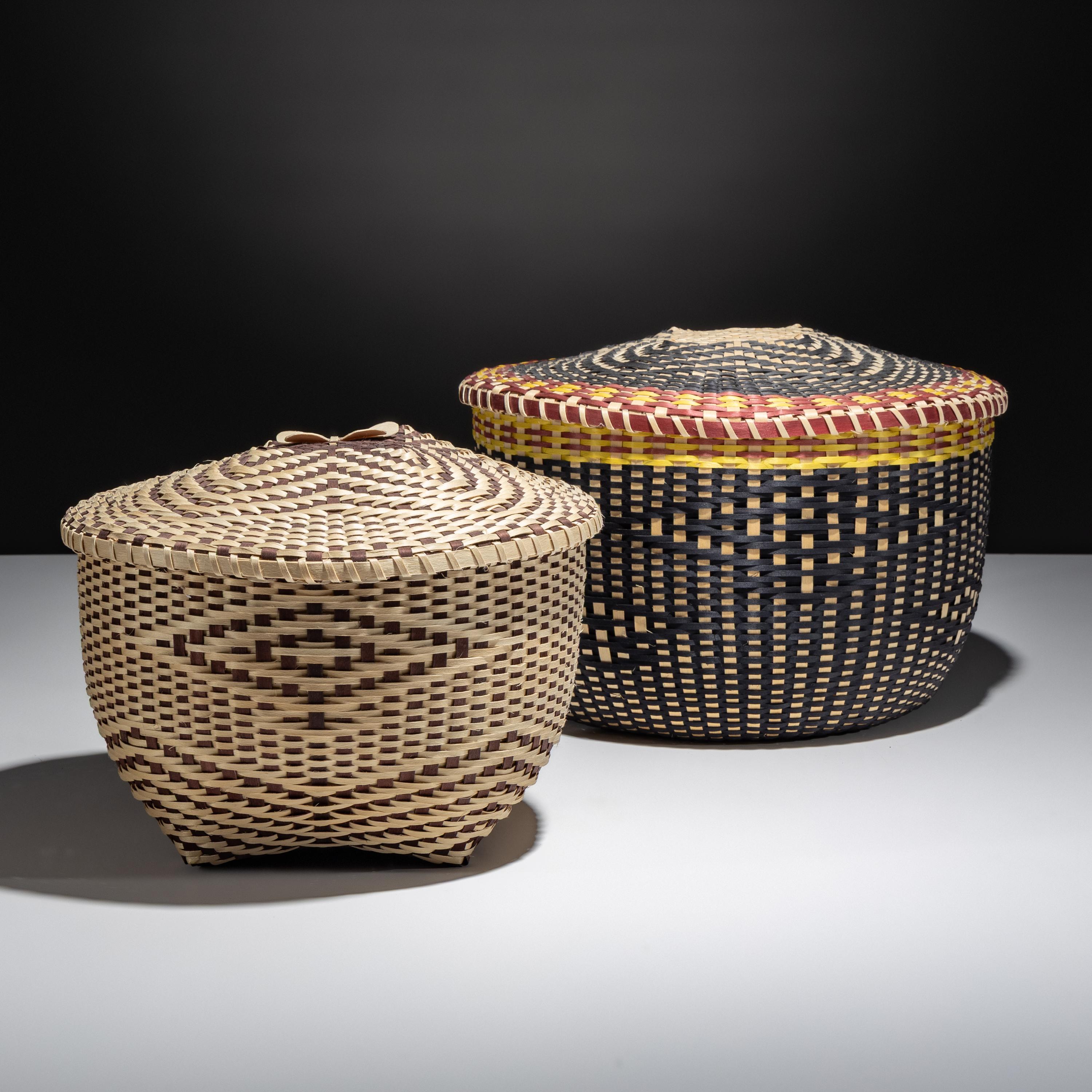 Lidded Spit Ash Baskets 2006 and 2012