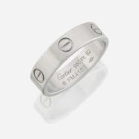 A platinum band, Cartier Love