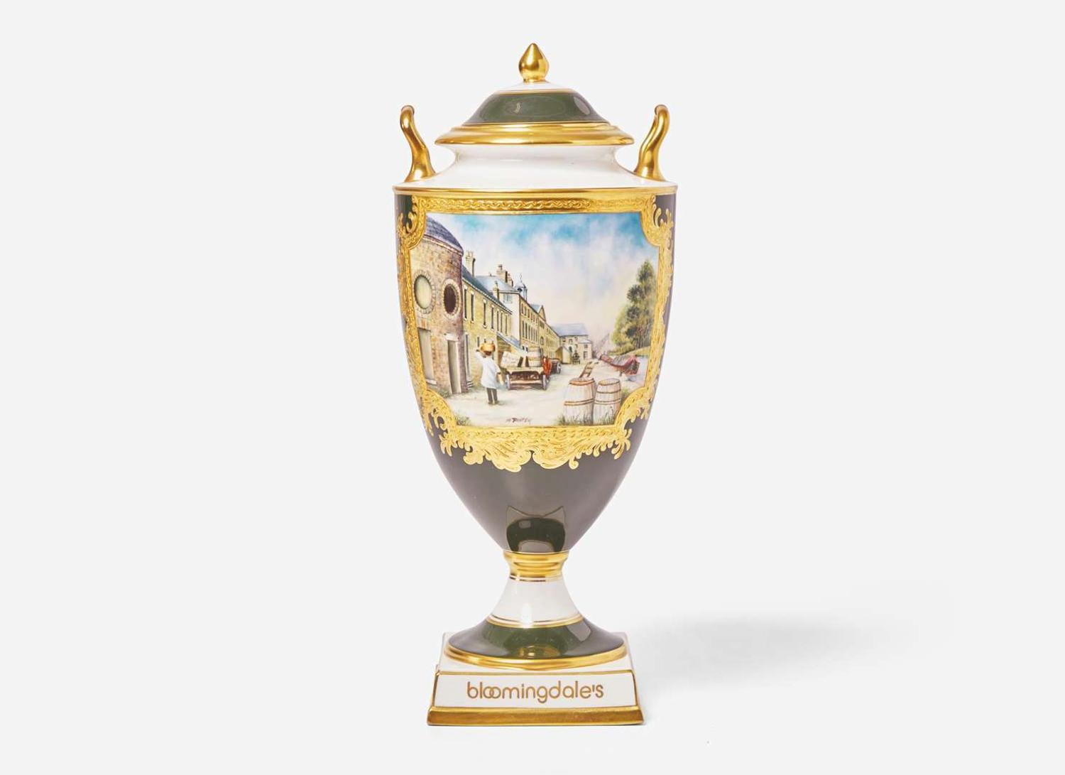 A Wedgwood Bone China Vase and Cover, UK, 1995